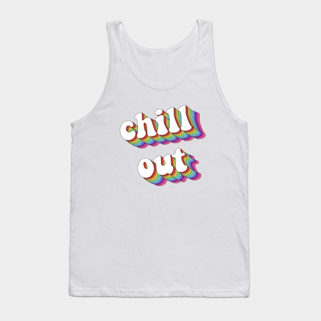 Chill out Tank Top by Vintage Dream